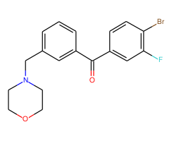 4-bromo-3-fluoro-3'-morpholinomethyl benzophenone