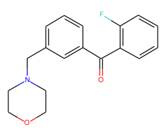 2-fluoro-3'-morpholinomethyl benzophenone