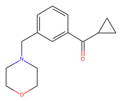 Cyclopropyl 3-(morpholinomethyl)phenyl ketone