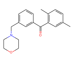 2,5-dimethyl-3'-morpholinomethyl benzophenone