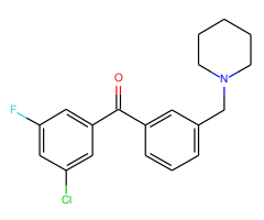 3-chloro-5-fluoro-3'-piperidinomethyl benzophenone