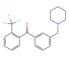 3'-piperidinomethyl-2-trifluoromethylbenzophenone