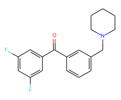 3,5-difluoro-3'-piperidinomethyl benzophenone