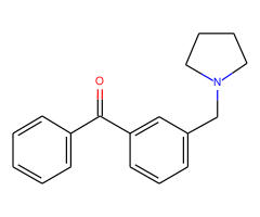 3-(pyrrolidinomethyl)benzophenone