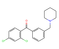 2,4-dichloro-3'-piperidinomethyl benzophenone