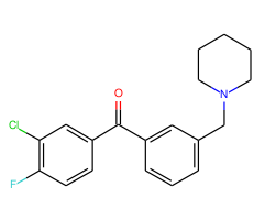 3-chloro-4-fluoro-3'-piperidinomethyl benzophenone