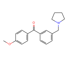 4'-methoxy-3-pyrrolidinomethyl benzophenone