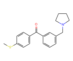 3-pyrrolidinomethyl-4'-thiomethylbenzophenone