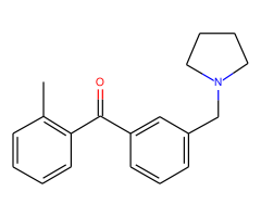 2-methyl-3'-pyrrolidinomethyl benzophenone