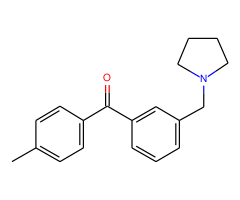 4'-methyl-3-pyrrolidinomethyl benzophenone