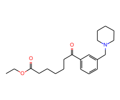 ethyl 7-oxo-7-[3-(piperidinomethyl)phenyl]heptanoate