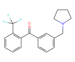 3'-pyrrolidinomethyl-2-trifluoromethylbenzophenone