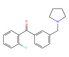 2-fluoro-3'-pyrrolidinomethyl benzophenone