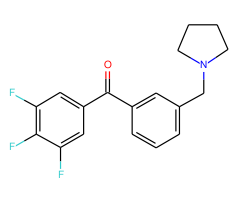 3'-pyrrolidinomethyl-3,4,5-trifluorobenzophenone