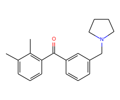 2,3-dimethyl-3'-pyrrolidinomethyl benzophenone