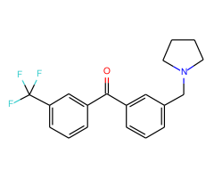 3'-pyrrolidinomethyl-3-trifluoromethylbenzophenone