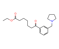 ethyl 7-oxo-7-[3-(pyrrolidinomethyl)phenyl]heptanoate