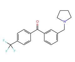 3-pyrrolidinomethyl-4'-trifluoromethylbenzophenone