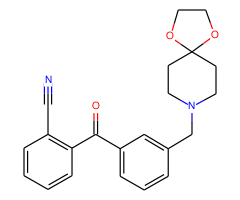 2-cyano-3'-[8-(1,4-dioxa-8-azaspiro[4.5]decyl)methyl]benzophenone