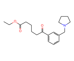 ethyl 6-oxo-6-[3-(pyrrolidinomethyl)phenyl]hexanoate