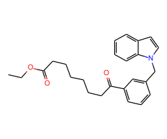 ethyl 8-[3-(indolylmethyl)phenyl]-8-oxooctanoate