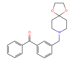 3-[8-(1,4-dioxa-8-azaspiro[4.5]decyl)methyl]benzophenone