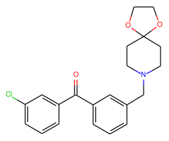 3-chloro-3'-[8-(1,4-dioxa-8-azaspiro[4.5]decyl)methyl]benozphenone