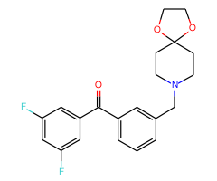 3,5-difluoro-3'-[8-(1,4-dioxa-8-azaspiro[4.5]decyl)methyl]benzophenone