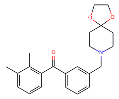 2,3-dimethyl-3'-[8-(1,4-dioxa-8-azaspiro[4.5]decyl)methyl]benzophenone