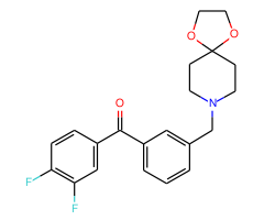 3,4-difluoro-3'-[8-(1,4-dioxa-8-azaspiro[4.5]decyl)methyl]benzophenone