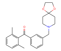 2,6-dimethyl-3'-[8-(1,4-dioxa-8-azaspiro[4.5]decyl)methyl]benzophenone