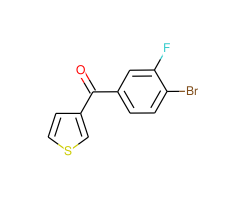 3-(4-Bromo-3-fluorobenzoyl)thiophene