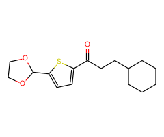 (2-Cyclohexyl)ethyl 5-(1,3-dioxolan-2-yl)-2-thienyl ketone