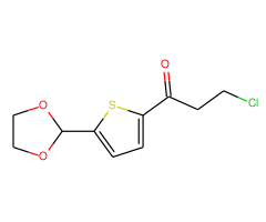 2-Chloroethyl 5-(1,3-dioxolan-2-yl)-2-thienyl ketone