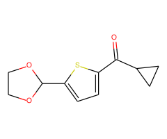 Cyclopropyl 5-(1,3-dioxolan-2-yl)-2-thienyl ketone