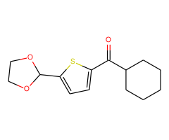 Cyclohexyl 5-(1,3-dioxolan-2-yl)-2-thienyl ketone