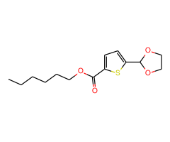 Hexyl 5-(1,3-Dioxolan-2-yl)-2-thiophenecarboxylate