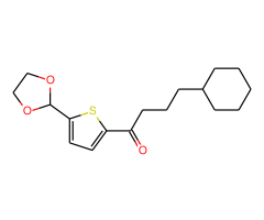 (3-Cyclohexyl)propyl 5-(1,3-dioxolan-2-yl)-2-thienyl ketone