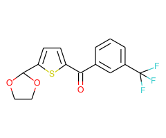 5-(1,3-Dioxolan-2-yl)-2-(3-trifluoromethylbenzoyl)thiophene