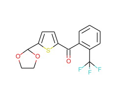 5-(1,3-Dioxolan-2-yl)-2-(2-trifluoromethylbenzoyl)thiophene