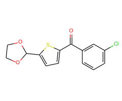 2-(3-Chlororobenzoyl)-5-(1,3-Dioxolan-2-yl)thiophene