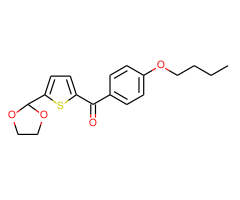 2-(4-n-Butoxybenzoyl)-5-(1,3-dioxolan-2-yl)thiophene