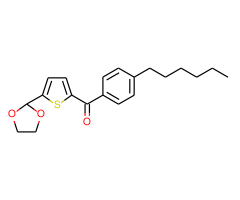 5-(1,3-Dioxolan-2-yl)-2-(4-hexylbenzoyl)thiophene