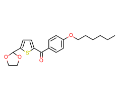 5-(1,3-Dioxolan-2-yl)-2-(4-hexyloxybenzoyl)thiophene