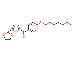 5-(1,3-Dioxolan-2-yl)-2-(4-heptyloxybenzoyl)thiophene