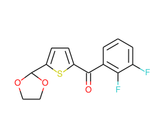 2-(2,3-Difluorobenzoyl)-5-(1,3-dioxolan-2-yl)thiophene