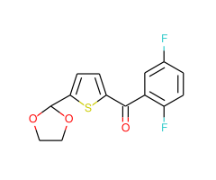 2-(2,5-Difluorobenzoyl)-5-(1,3-dioxolan-2-yl)thiophene