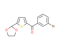 2-(3-Bromobenzoyl)-5-(1,3-Dioxolan-2-yl)thiophene