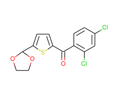 2-(2,4-Dichlorobenzoyl)-5-(1,3-dioxolan-2-yl)thiophene