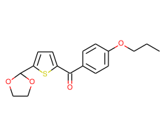 5-(1,3-Dioxolan-2-yl)-2-(4-propoxybenzoyl)thiophene